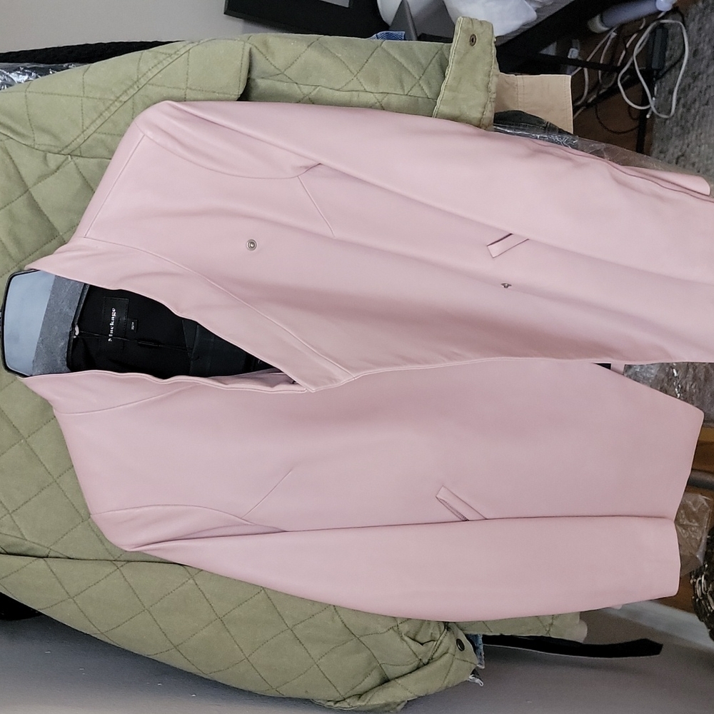 Mackage lemma rose mauve leather jacket XS